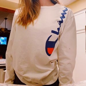 Champion Shoulder Script Long Sleeve